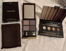 TOM FORD Eye Color Quad 25 Pretty Baby - With Box + Pouch + Foudation Sampler