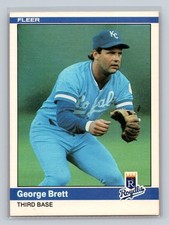 George Brett 1984 Fleer #344 Kansas City Royals