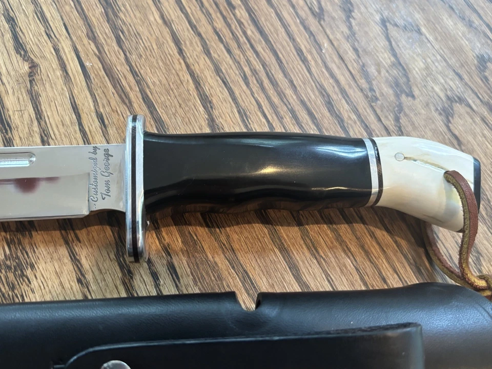 Cuchillo personalizado Boone & Crocket Buck 120 de Tom George Foto 3 de 4