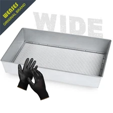 Wenses Original Soil Sifter, Wide Size (17.5 x 11.5 in) + Gloves