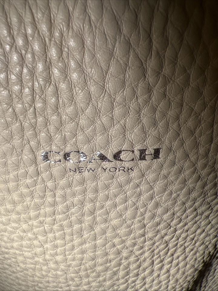 Bolso de Mano COACH BLEECKER Preston Marfil Grano Guijarro Cuero 30144p Foto 2 de 4