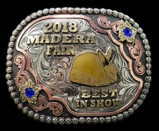 Rabbit Madera California Fair Best In Show 2018 Livestock Trophy Belt Buckle