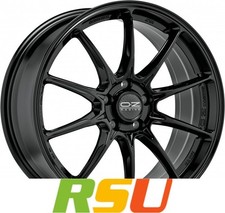 4x OZ Hyper GT HLT gloss black 8.5x19" ET40 LK5 114.3 ML 75 Alufelgen 19 Zoll