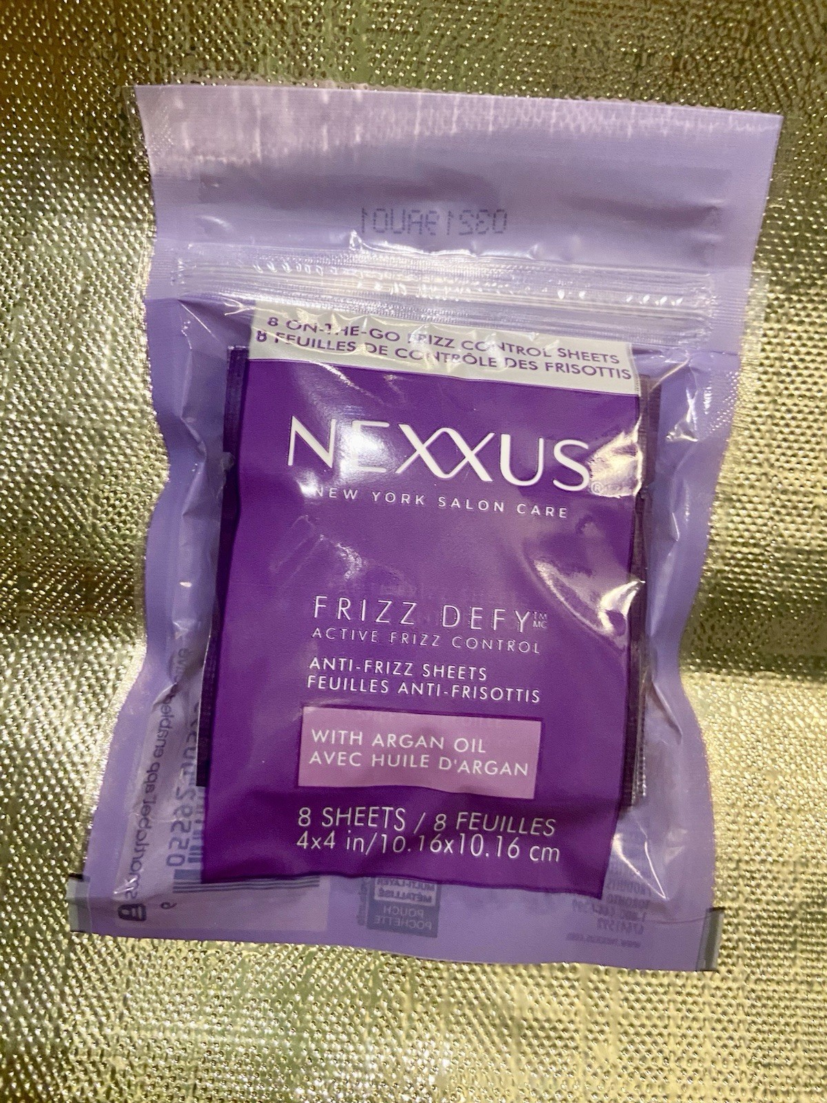 Nexxus Frizz Defy 8 On-The-Go Anti-Frizz Sheets With Argan O