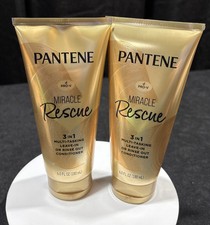 Pantene Miracle Rescue 3IN1 Multi-Tasking Leave-In Or Rinse Out Conditioner NEW