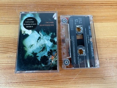 The Cure Disintegration Cassette Tape Album FIXHC14 839 353-4 Fiction 1989