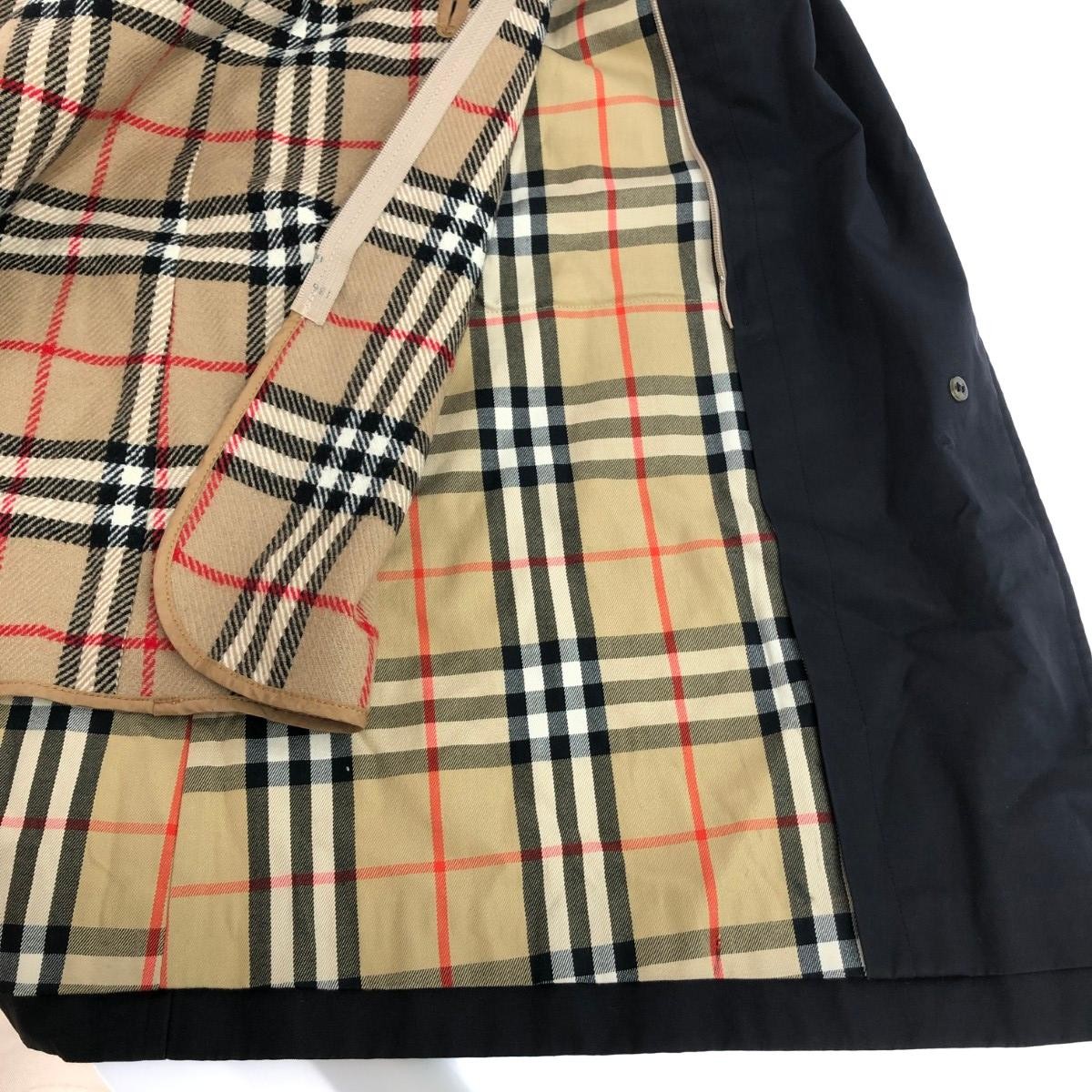 Burberry's Burberry's Balmakaan Coat Size: 7A Nova Check Liner Black Women's [Us thumbnail 5