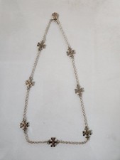 Tory Burch Gold Logo Necklace