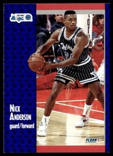 1991-92 Fleer Nick Anderson Orlando Magic #143