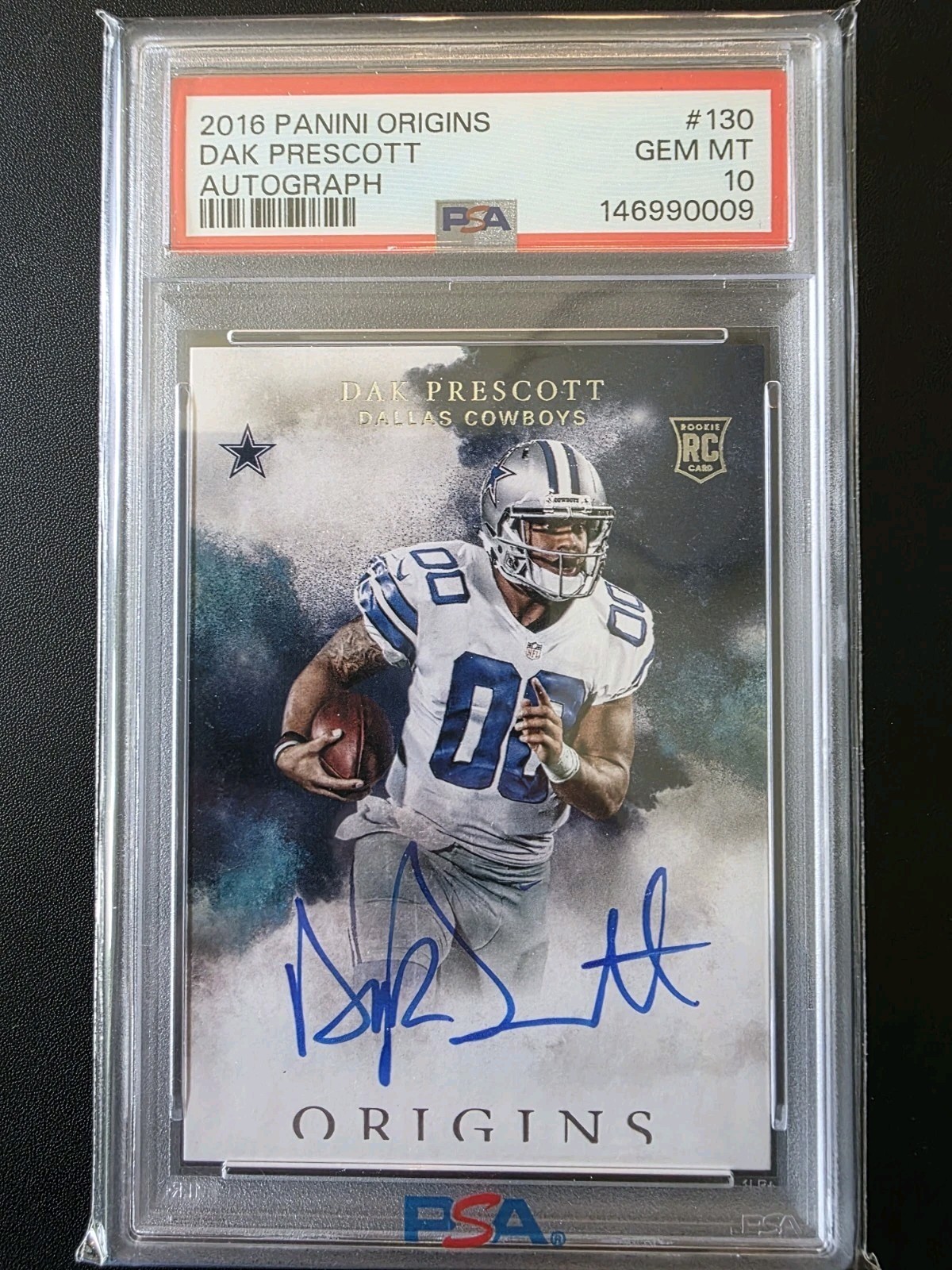 Dak Prescott Panini Origins #130 Autograph