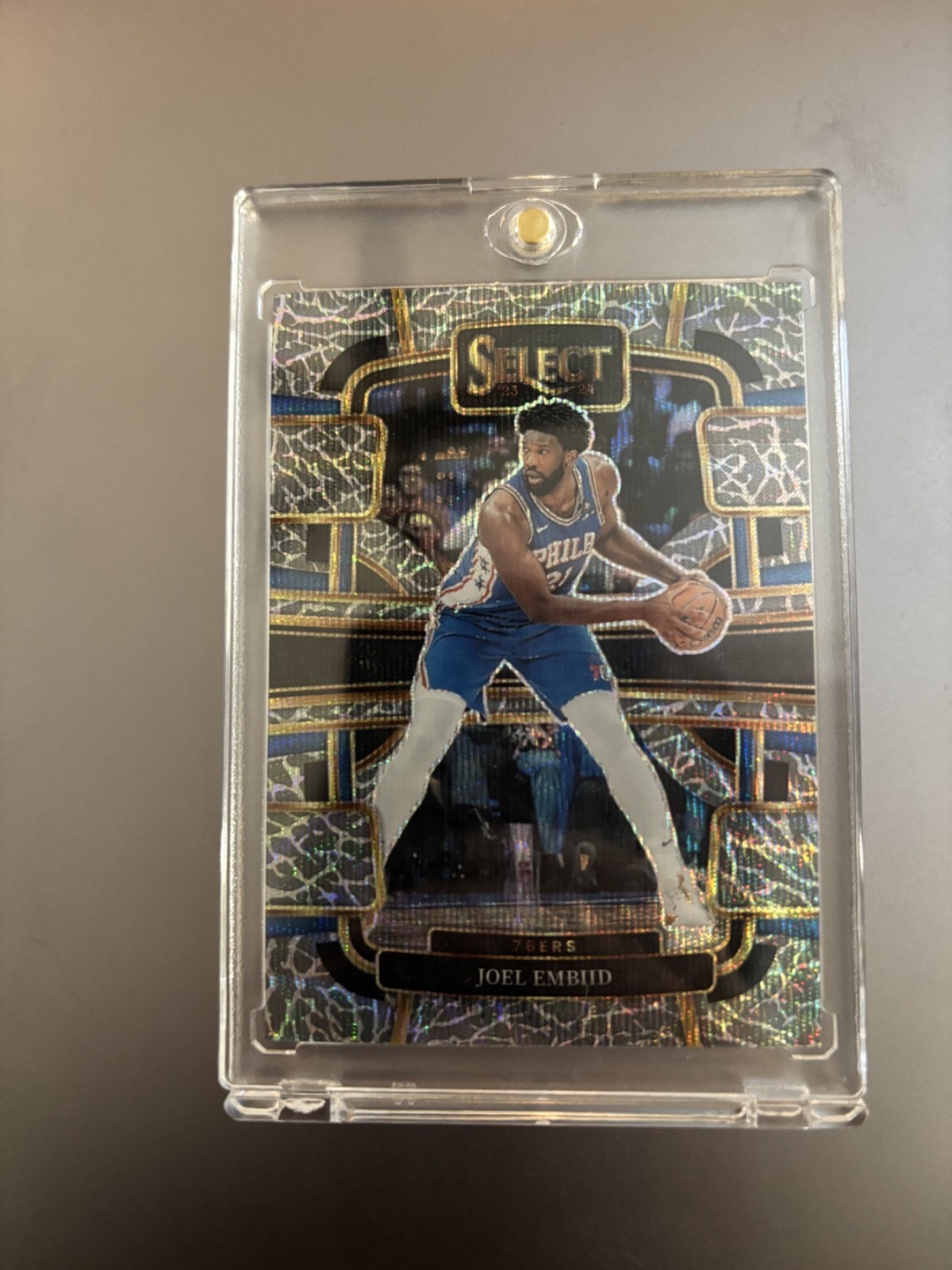2023 Select Joel Embiid Concourse Elephant Prizm SSP Case Hit #4 Mint