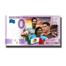 Football World Cup 2026 Mexico Euro Souvenir Banknote Futbol Billete