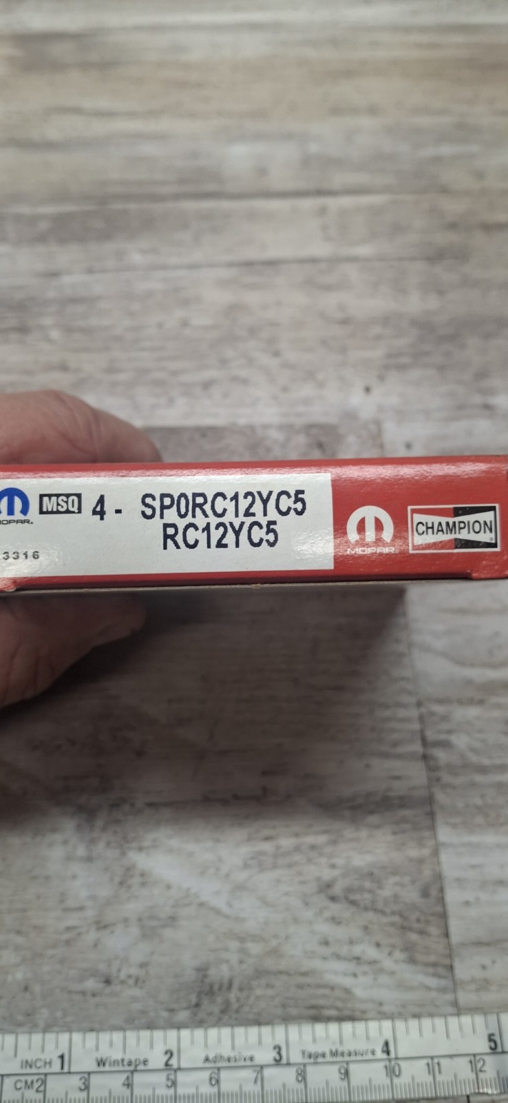 NEW 4 PACK CHAMPION 89 RC12YC5 COPPER PLUS SPARK PLUGS