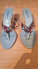 Karen Millen Vintage Jewelled Shoes UK 7 EU 40