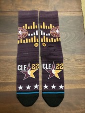 Stance NBA All-Star 2022 Cleveland Cavaliers Prep Crew Socks-LARGE-Brand New
