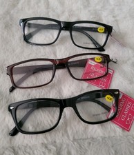 3 pairs Reading Glasses 4.00 Unisex Mixed Framed Color Shaped