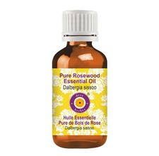 Rosewood Essential Oil (Dalbergia sissoo) – Pure, Steam-Distilled, 100ml | Light