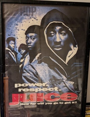 TUPAC SHAKUR - JUICE Movie Poster HHC Hip-Hop Connection Rap 2Pac Film Gangster