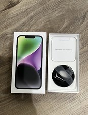 I Phone 14 OEM 128gb Midnight EMPTY box with None Original Usb Cable