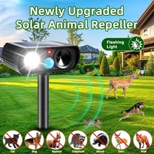 Shifeng Black 140 Repeller 4-Pack - Ideal for Home/Lawn Unwanted Critter Control