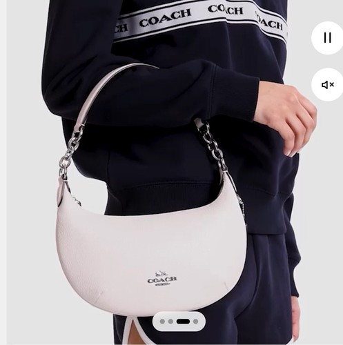Coach Payton Hobo Bag CE619 (SV/CHALK) - Picture 5 of 12