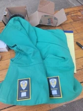 2pk Tillman 9oz Green Flame Resistant Welding Westex® Hood w/ Neck & Chest Drape