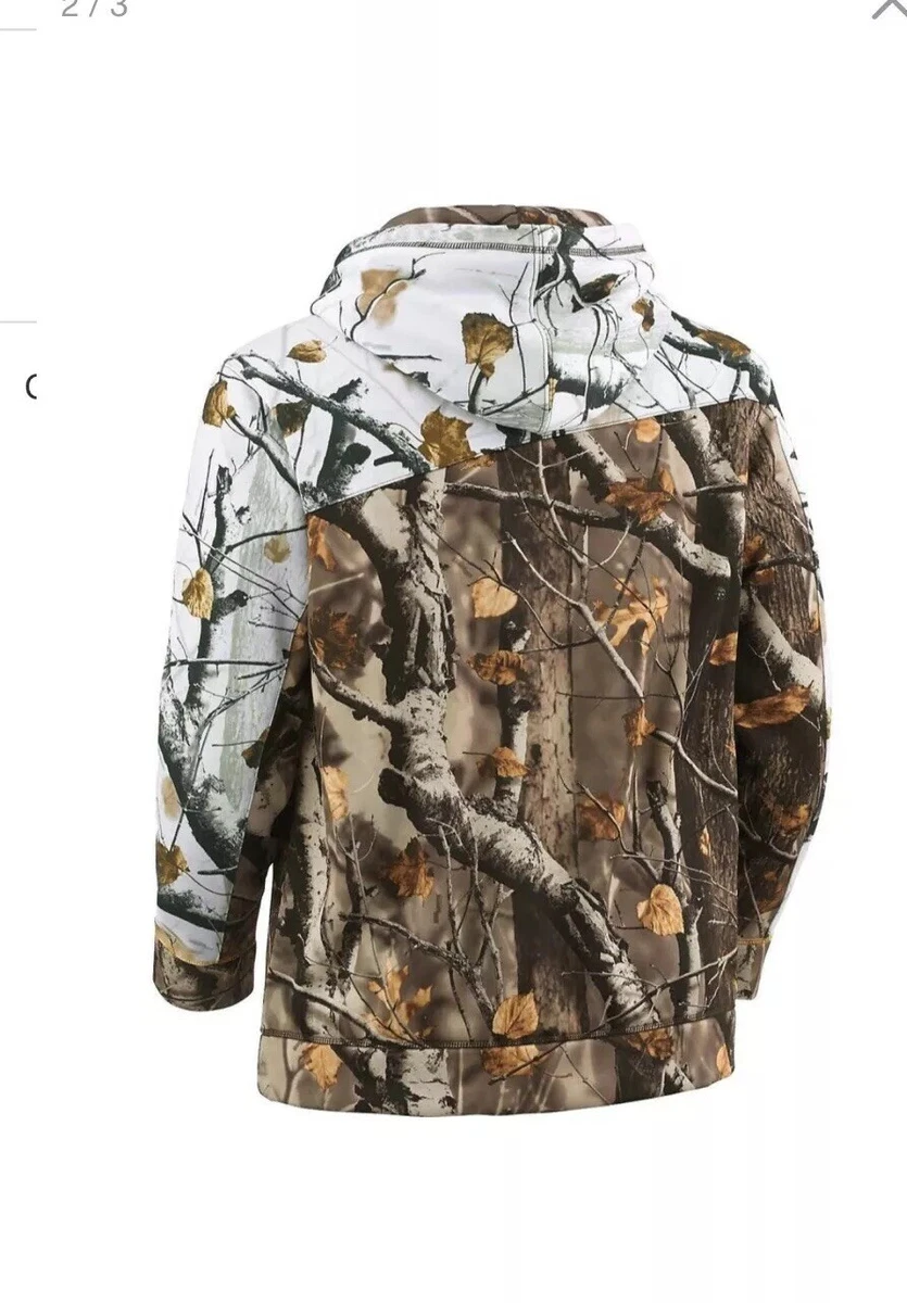 Legendary Whitetails SNOWCAP Camo Original Deer Gear Pullover Hoodie Jacket XL