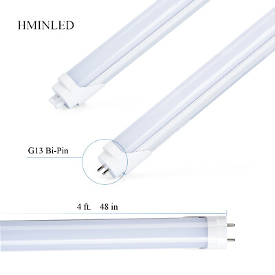 22W T8 LED Tube Light 4FT Ballast Bypass Dual-End Milky 3000K 4000K 6000K 10/25x