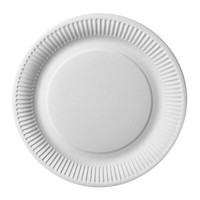 "100 Teller, Pappe \"Pure\" Rund Ø 26 Cm Weiss Extra Stark Pappteller Einwegteller"