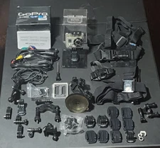 Original GoPro Hero w/ Accessories / Motorsports kit / Harness / Suction mount