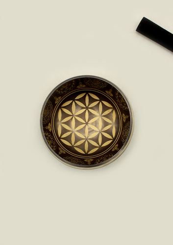 Flower of Life Singing Bowl 4.5" - Picture 2 of 5