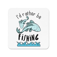 I'd Eher Sein Angeln KüHlschrankmagnet - Lustig Sport Fisch