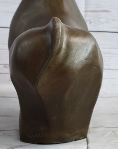 Arte moderno grande pátina marrón claro toro de lucha por Botero arte escultural de bronce - Imagen 9 de 10