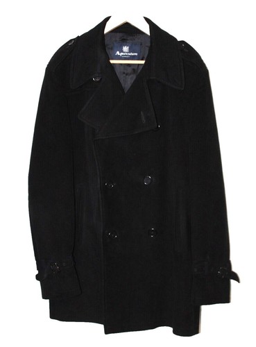 Very Good Aquascutum LONDON coat black cotton mens XL | eBay display picture 1