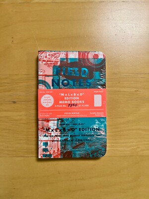 Field Notes ''M x L x B x D'' - Sealed Pack 8340