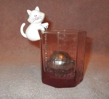 Kitty Cat Tea Cup Infuser With Fish Stainless Steel BPA Free