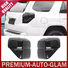Smoked Black Rear Taillight Lamp Guards Cover Trim for 4Runner 2010-2013 Molded