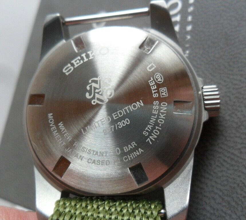 LN S/S Men's Seiko NANO Universal Limited Edition 100M Watch 7N01