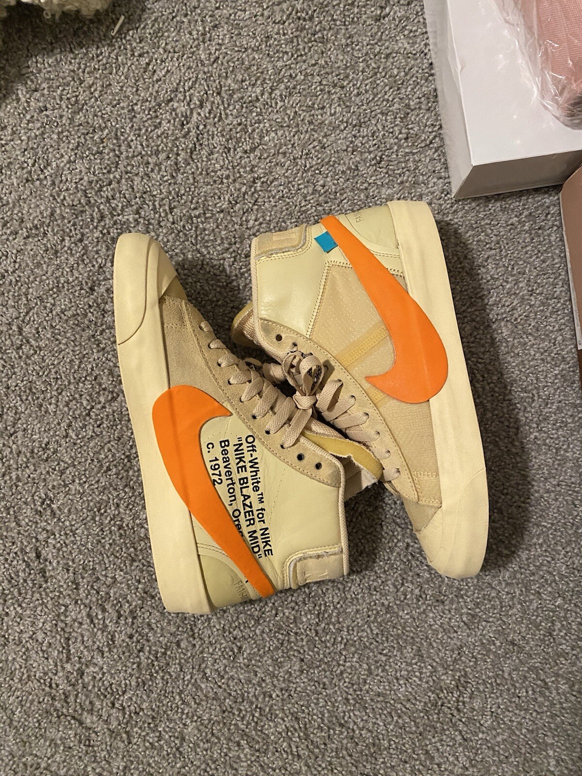 OFF WHITE X NIKE Taglia 6 5 Nike Off White x Blazer Mid All Hallows Eve