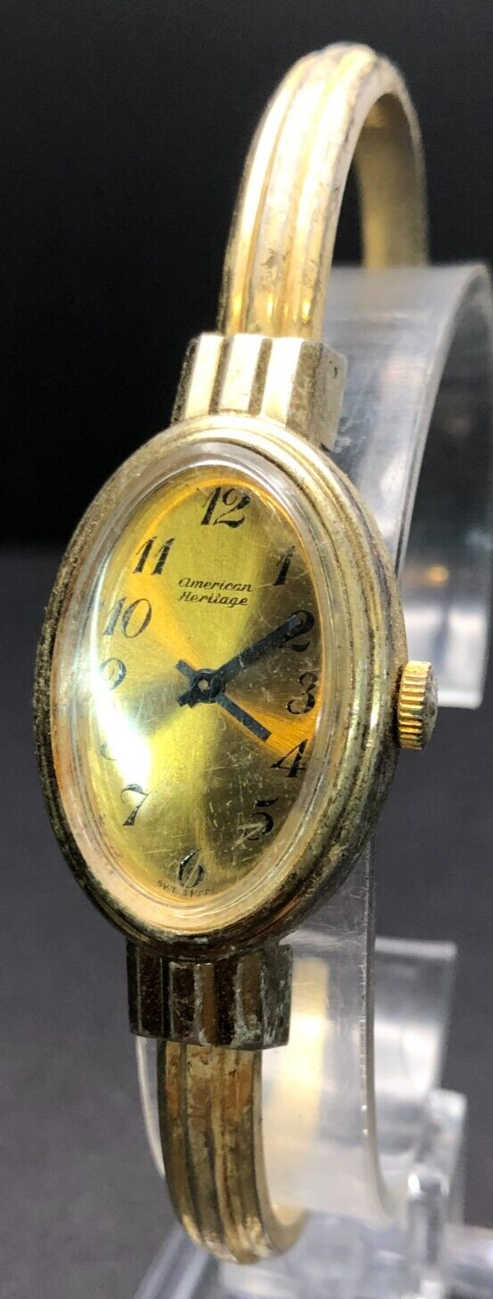 Vintage American Heritage Analog Watch Untested Battery or Repair Needed