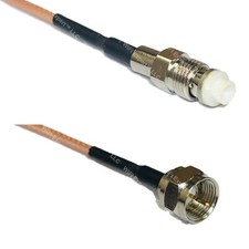 RG316 FME FEMALE to F MALE RF Cable Rapid-SHIP LOT