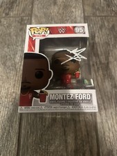 MONTEZ FORD SIGNED WWE FUNKO POP JSA COA RARE AUTO WRESTLING AUTOGRAPHED