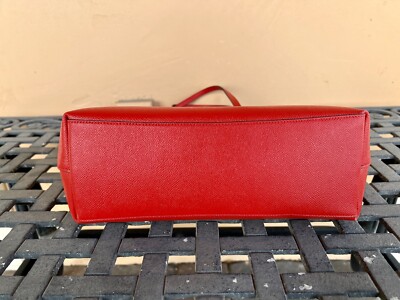 COACH 4454 XGRAIN TOP ZIP LEATHER TOTE SHOULDER BAG MIAMI RED | eBay