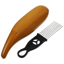 Guiro Musical Instrument Fish Shaped Percussion Instrument Guiro with Scraper