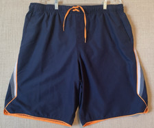 Nike Volley Board Shorts / Swim Trunks Men Sz XL/TG/EG 11" Inseam Blue NESS5335