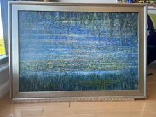 Original thick textured oil painting