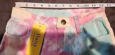 Jeans Multicolore Pour Fille - Taille 12 - Coupe Slim/skinny - En Coton - Occasion Très Bon état