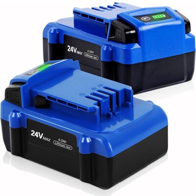 1~2 Pack For Kobalt 24V Max 6.0Ah Lithium Ion Battery KB624-03 KB524-03 KB424-03