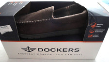 NEW 50 Men's DOCKERS Indoor Outdoor SLIPPERS Memory Foam ODOR CONTROL Size 8-9