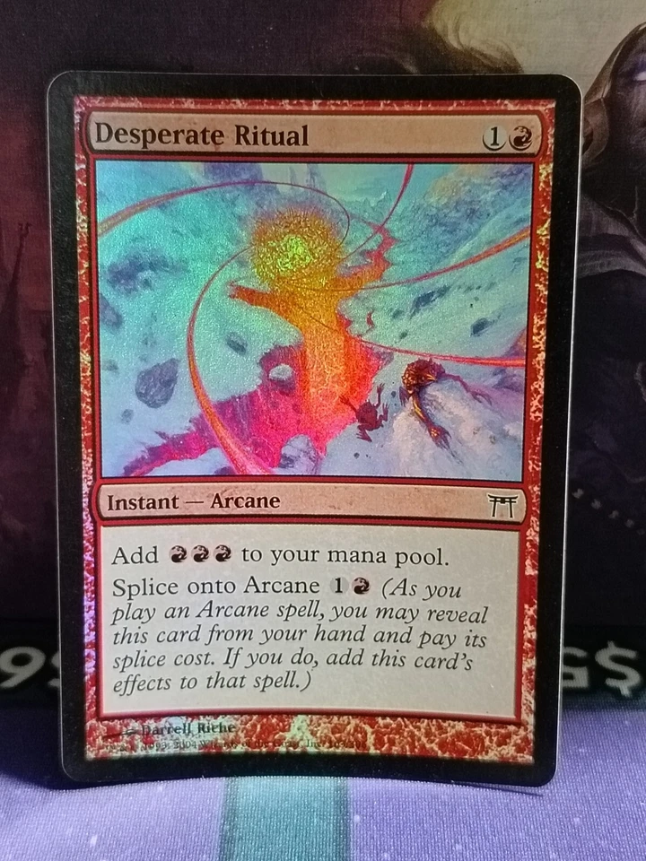 MTG | Desperate Ritual | Kamigawa | Foil  | Moderately Played  | English - Image 3 of 4